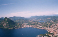 Blick auf Lugano